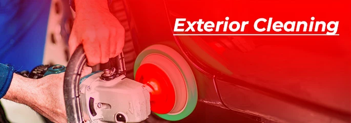 Exterior cleaning products banner