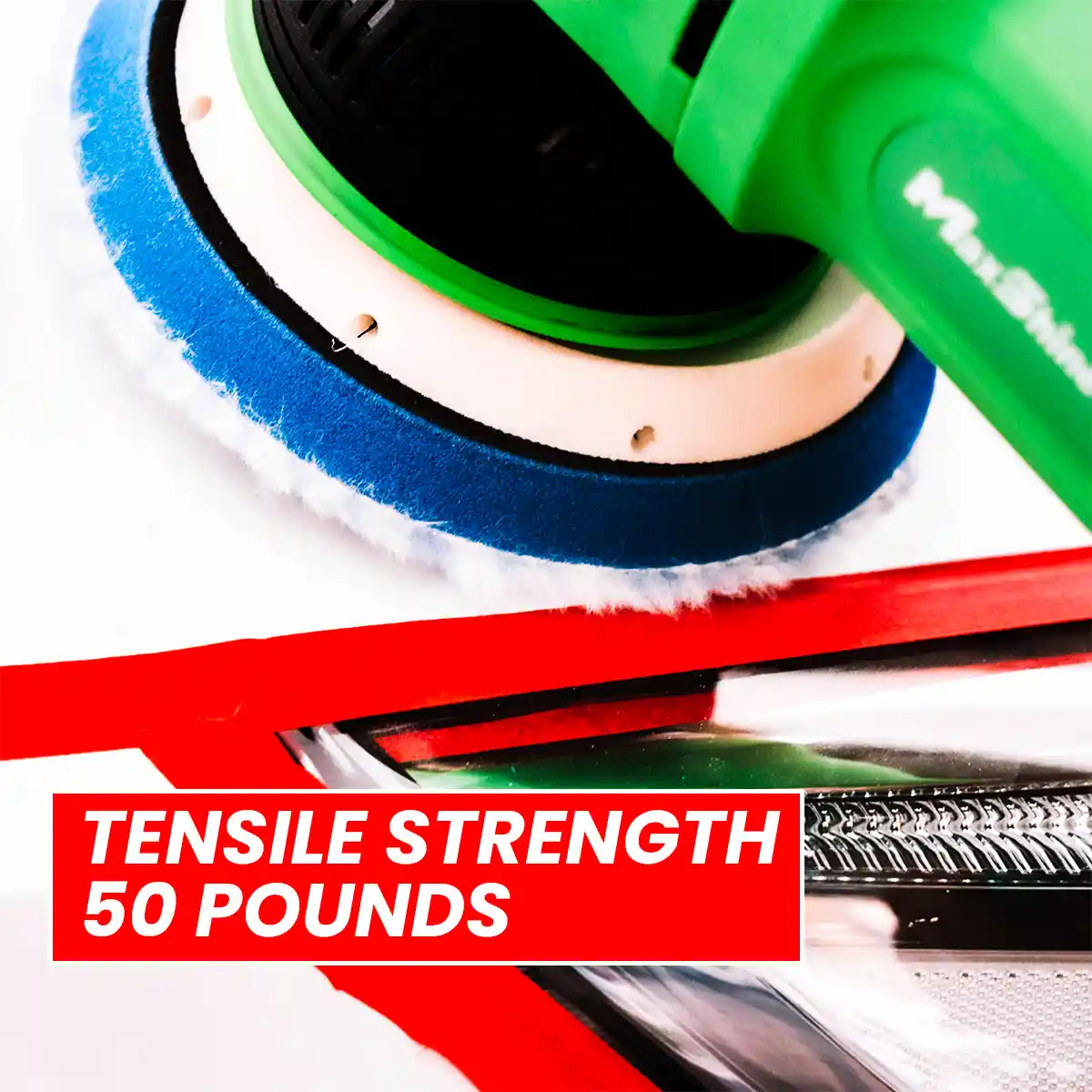 Maxshine Automotive Masking Tape (0.71 inch by 165 Feet) and Masking Tape for Professional Detailing Tools