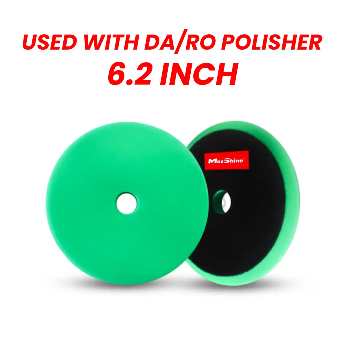 High Pro Green Foam Heavy Cutting Pad and 6.2 Inch for Advanced Paint Correction