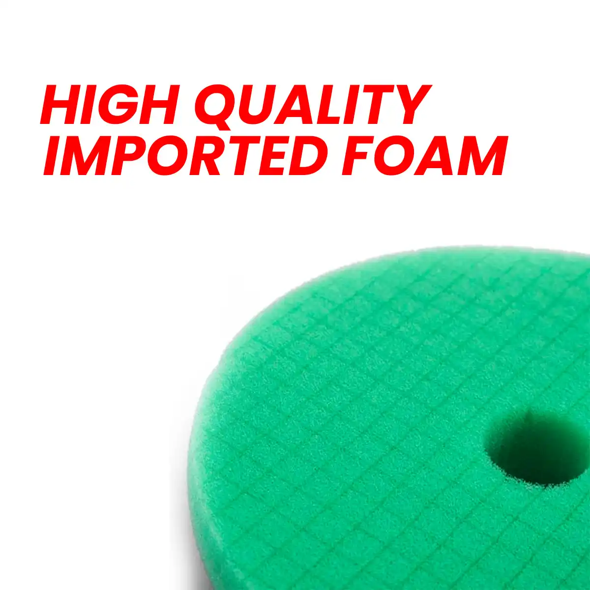 High Pro Green Foam Heavy Cutting Pad and 6.2 Inch for Advanced Paint Correction