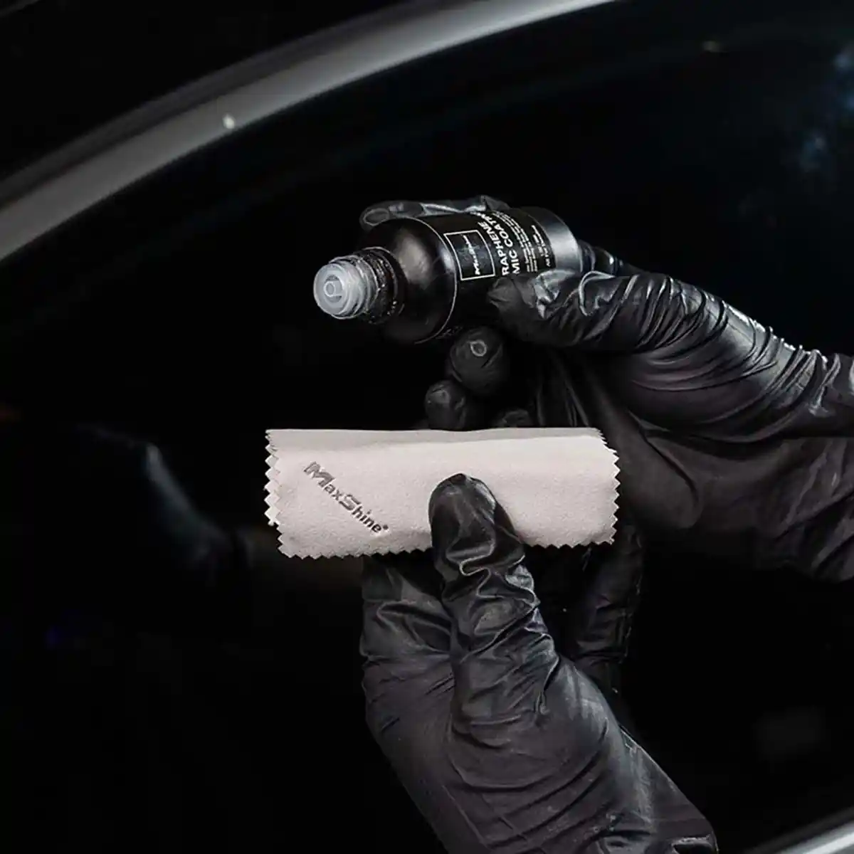 Suede Microfiber Detailing Coating Cloth 10*10cm 10pcs/pack and Cloth for Professional Detailing Tools