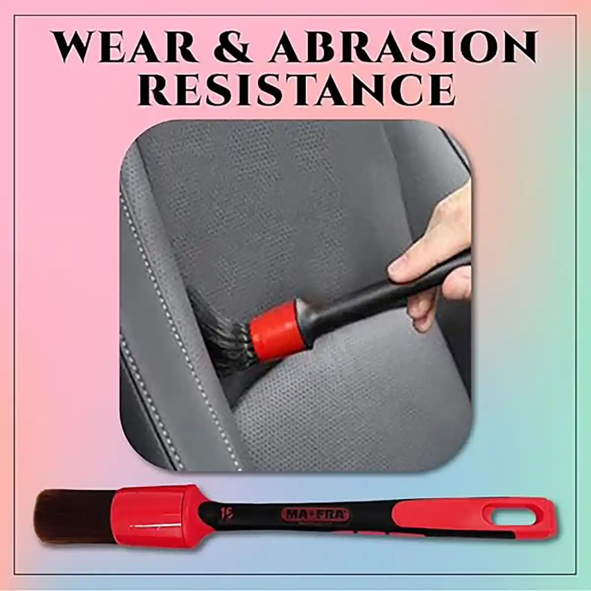 Brush Red - Exterior 24 mm and Brush for Professional Detailing Tools