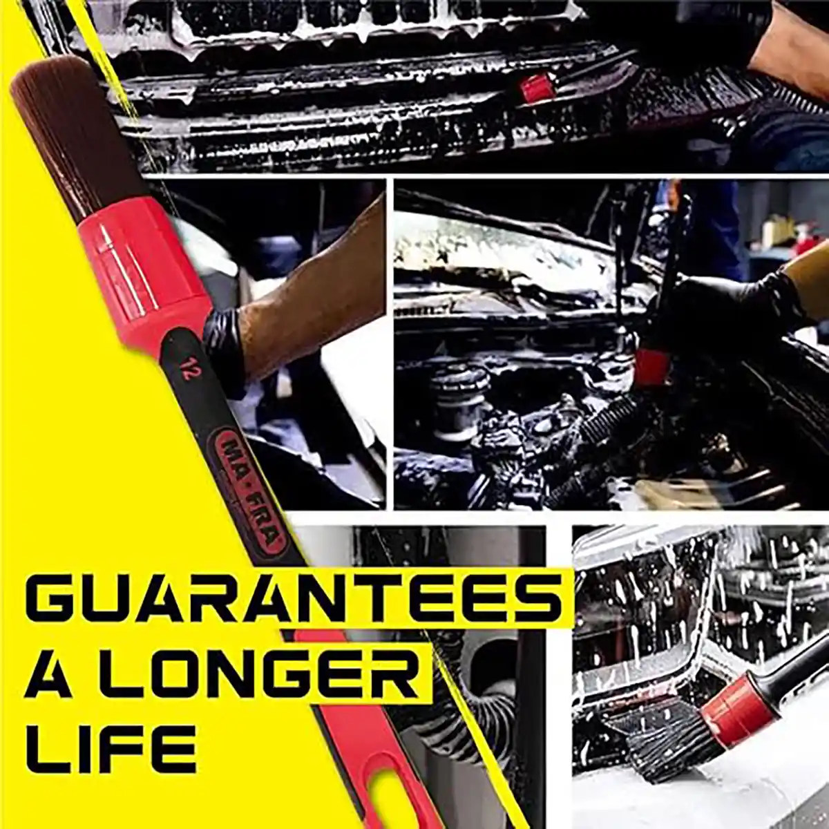 Brush Red - Exterior 16 mm and Brush for Professional Detailing Tools