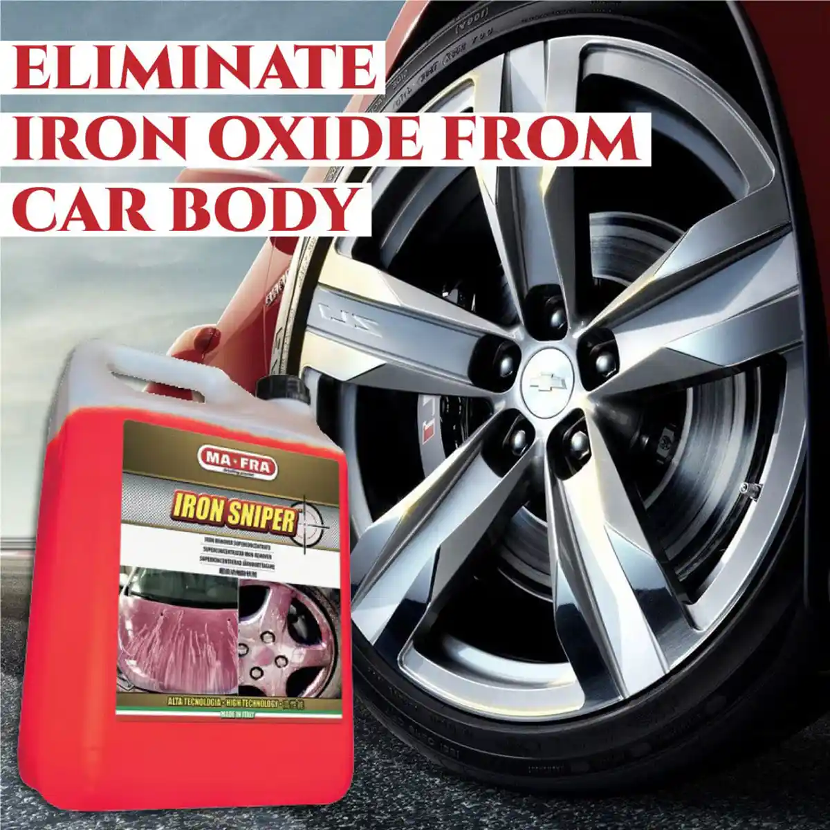 Iron Sniper 5 Kg and Iron Remover for Professional Exterior Care