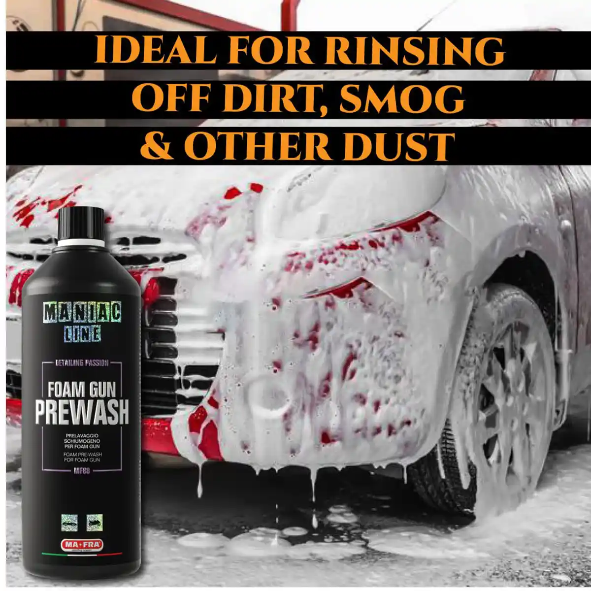 Foam Gun Prewash and Prewash for Professional Exterior Care