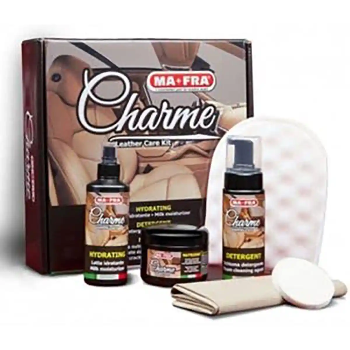 Leather Cleaning Conditioning Kit and Leather Care for Professional Interior Care