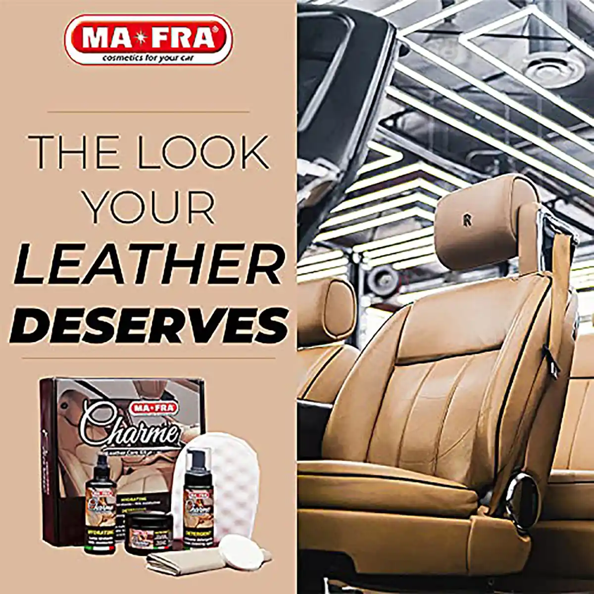Leather Cleaning Conditioning Kit and Leather Care for Professional Interior Care