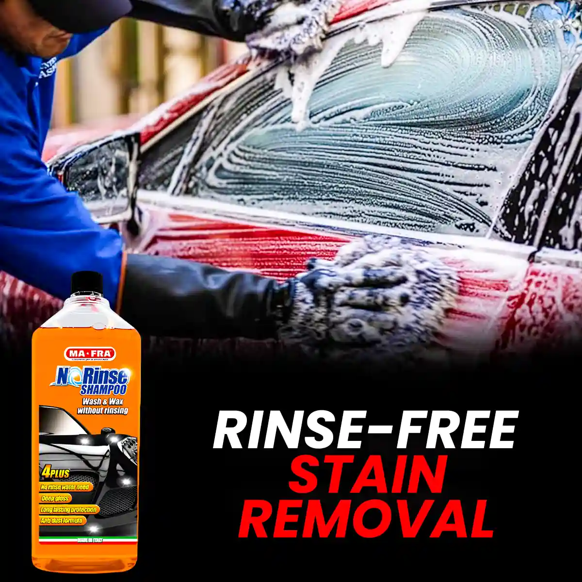 No Rinse Wash and Quick Detailer for Professional Exterior Care
