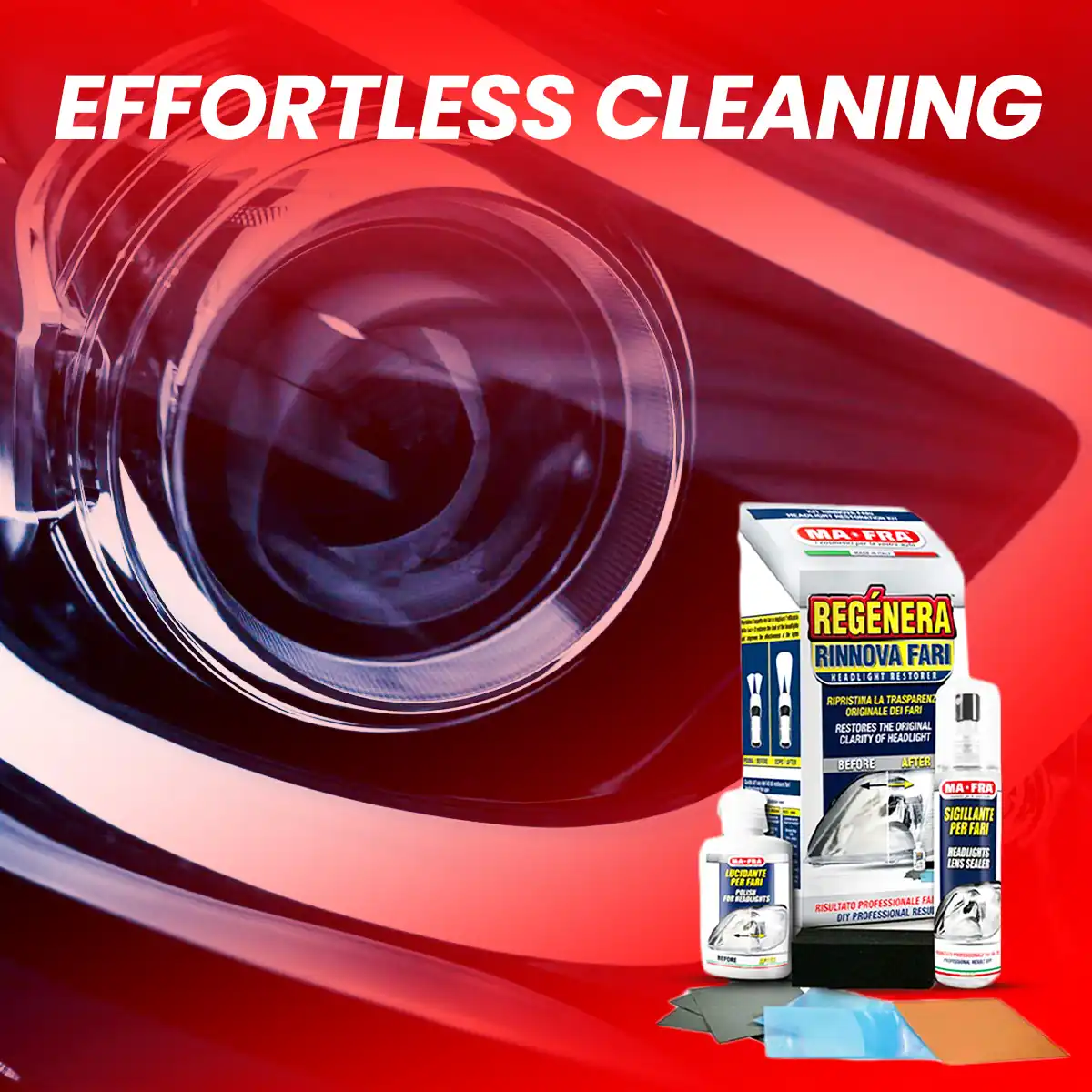 Headlight Kit and Headlight Restoration for Professional Exterior Care