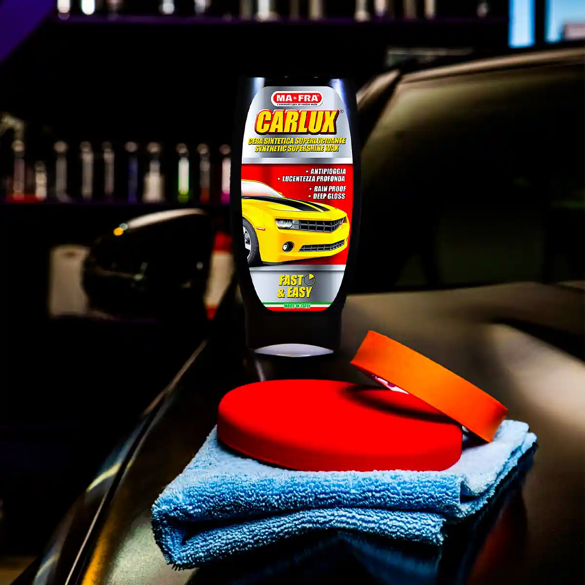 CarLux (250gm) and Polish Wax for Professional Paint Care