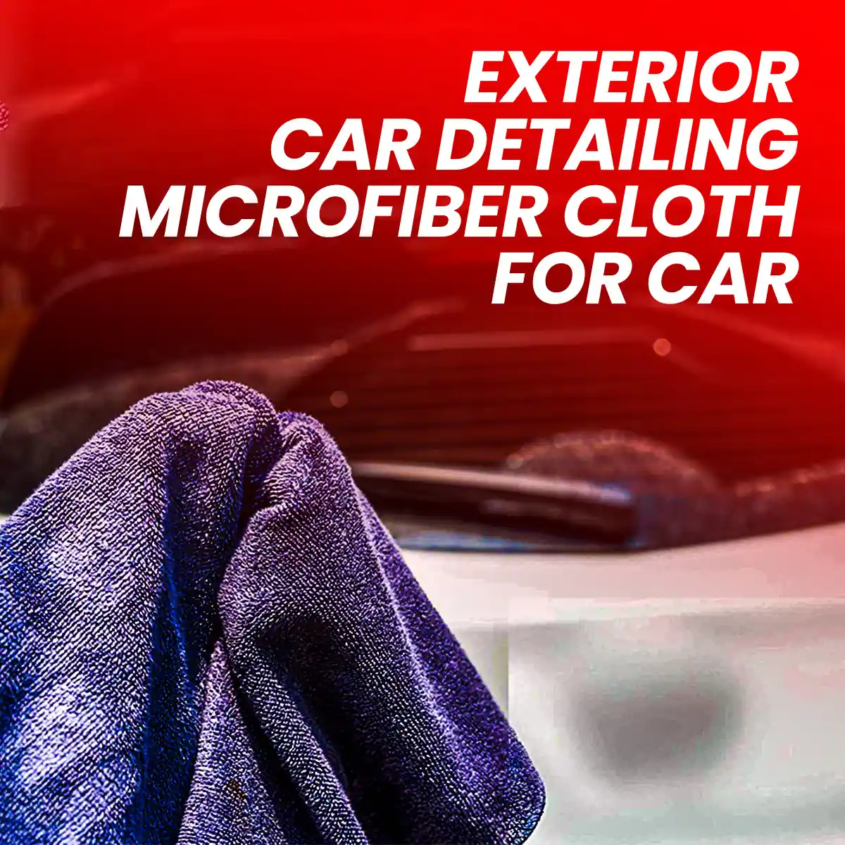 Heavy Duty Microfiber Cloth 60X40 (6 Piece Set) and Cloth for Professional Detailing Tools