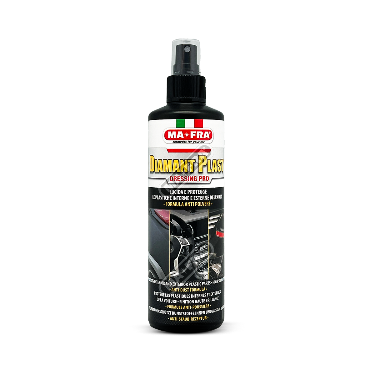 Diamant Plast Dressing Pro and 250ml | Dashboard Plastic & Rubber Polish
