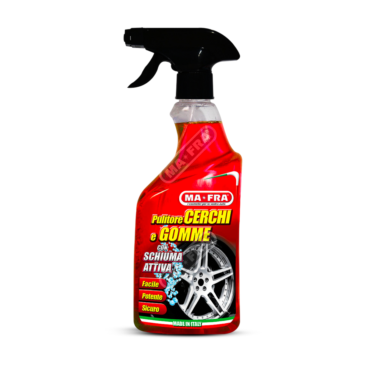 MAFRA Pulitore Cerchi e Gomme and 500ml Wheel Rim & Tire Cleaner