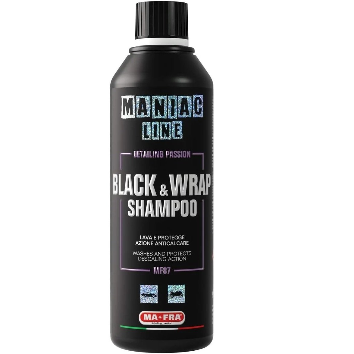 Maniac Line Black & Wrap 2-in-1 Shampoo (500ml)