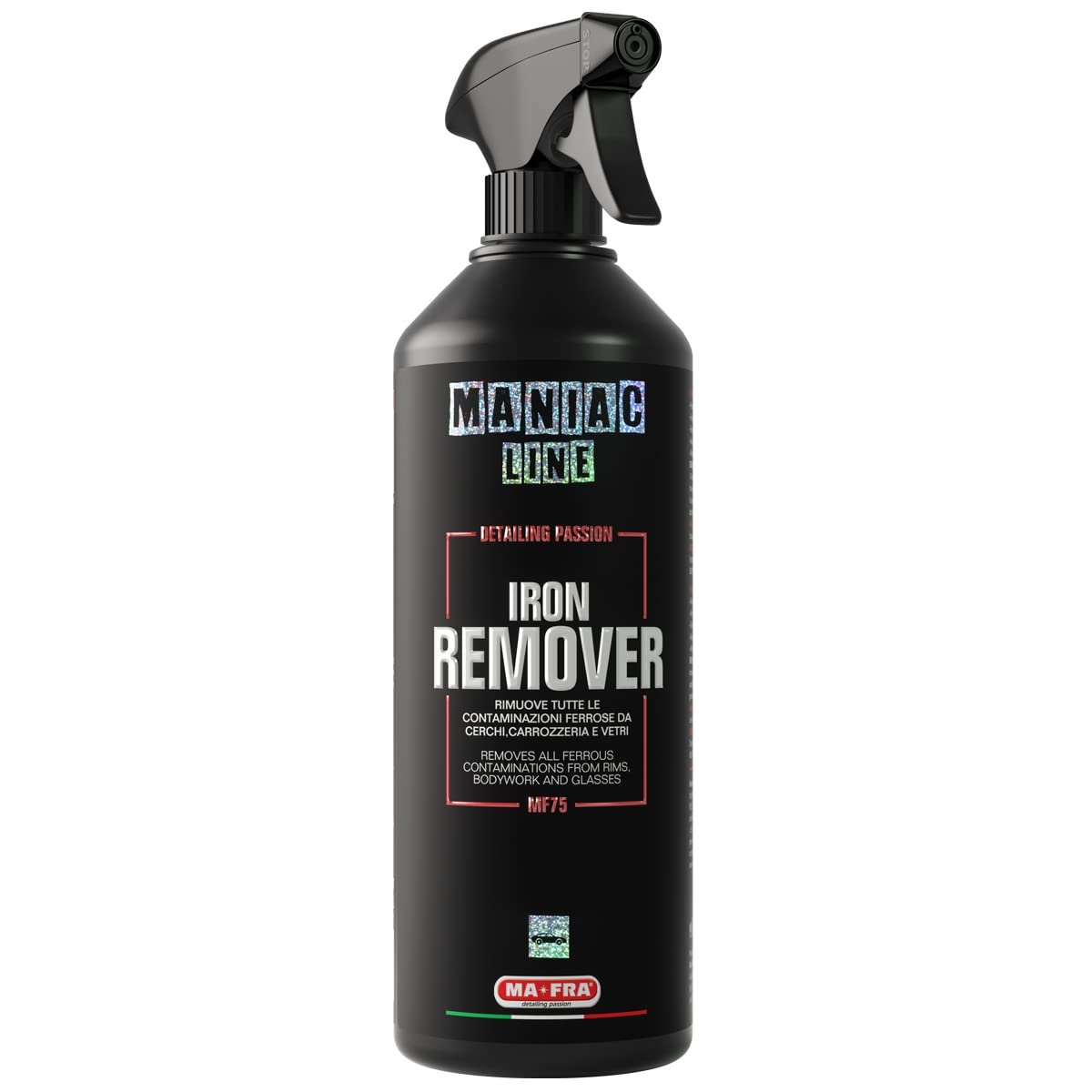 Maniac Line Iron Remover | Removes Iron Contaminants from Wheels, Bodywork & Glass | Safe for Chrome & Painted Surfaces