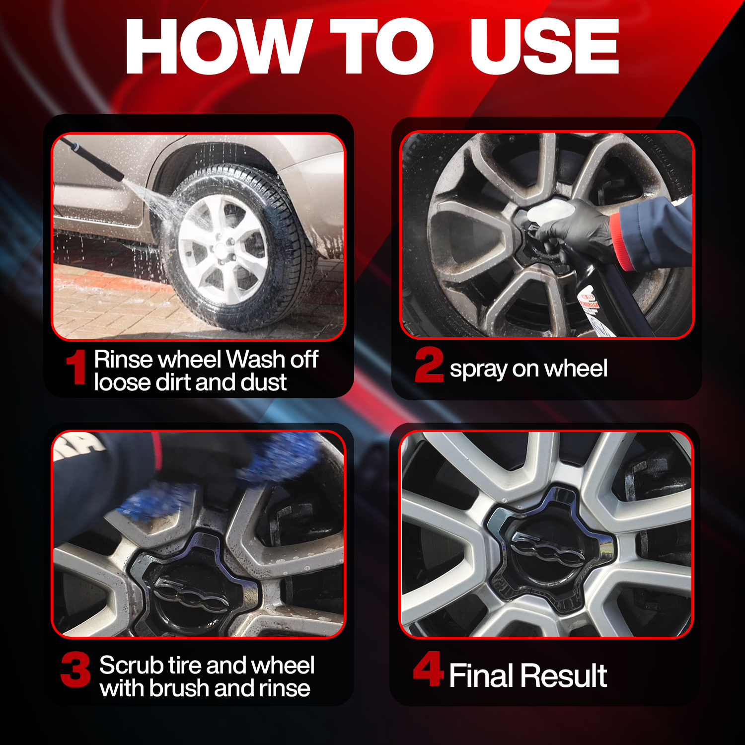 Mafra Splendorlega (500 ml) and Tyre & Alloy Cleaner for Professional Exterior Care